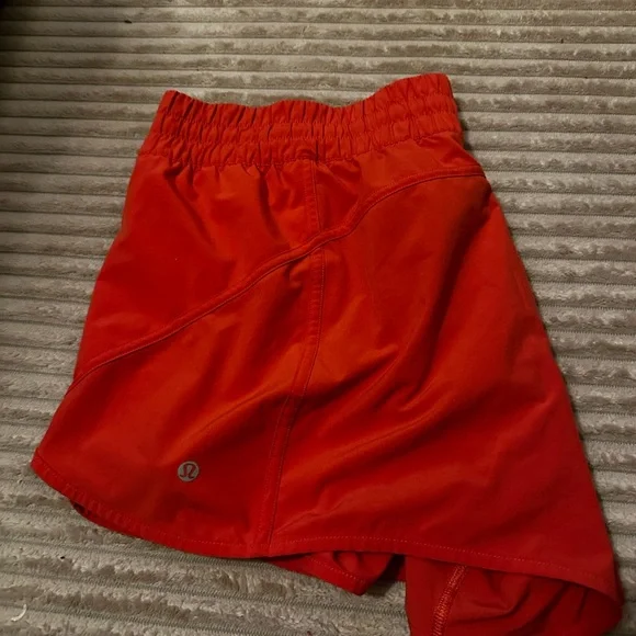 Lululemon light red Athletic Shorts - Picture 2 of 6